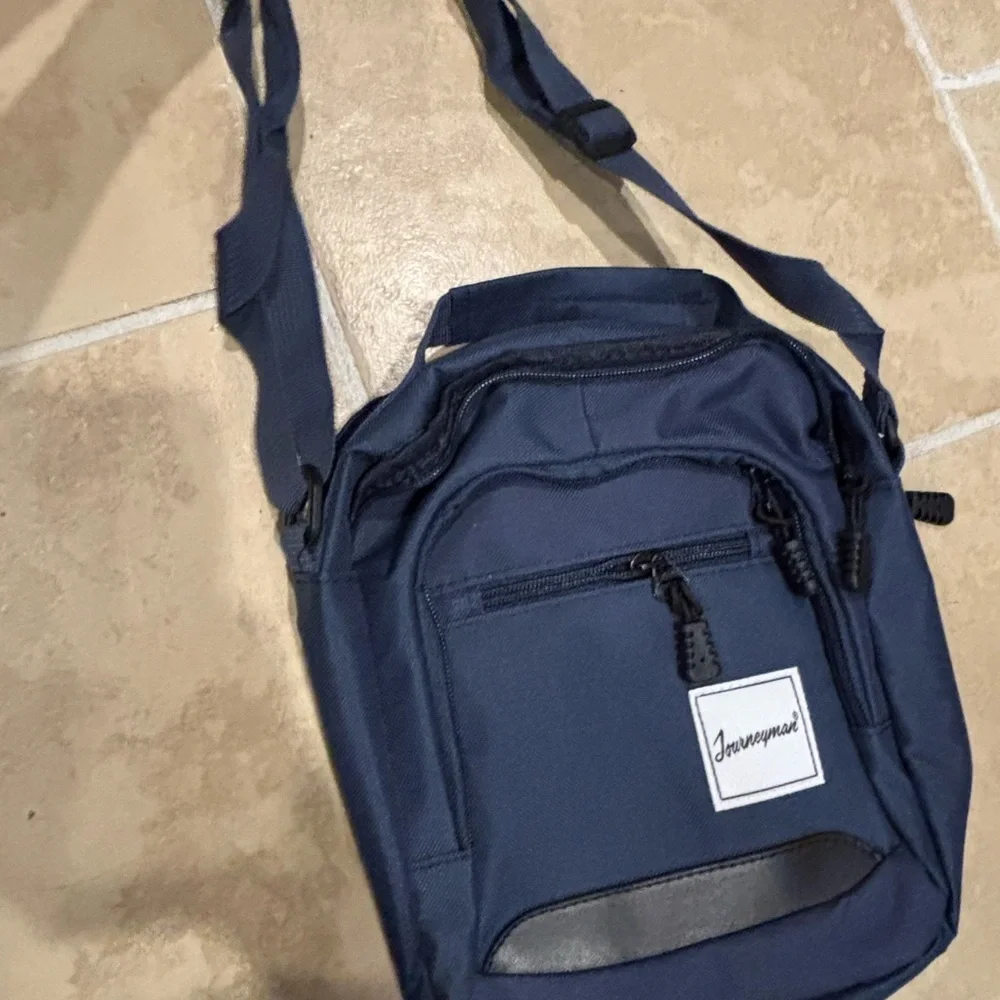Navy Blue Men's Bag. Journeyman.
